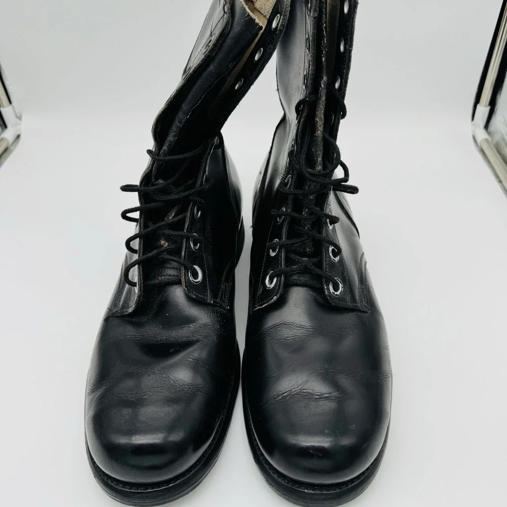 VTG Brown Shoe Co Vietnam Era Combat Jump Boots Sz 11R BF Goodrich OCT 1966 USA